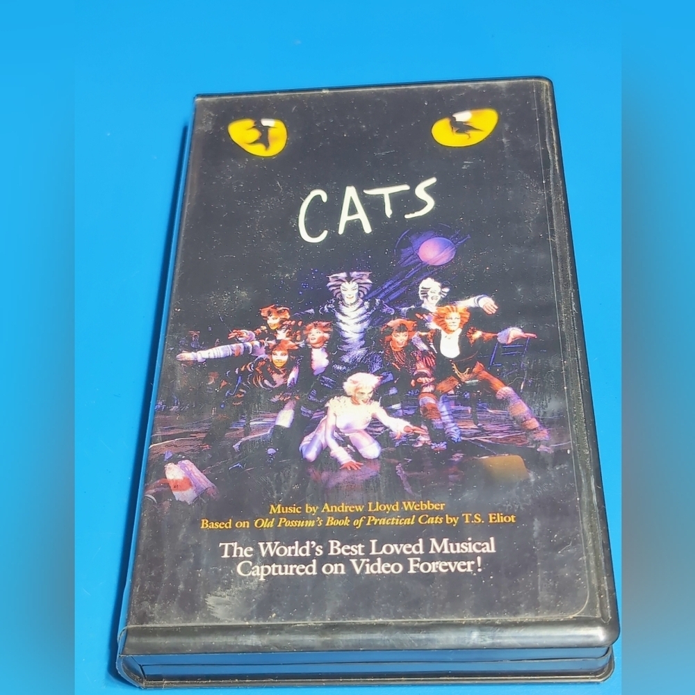 Cats The Musical VHS - Black Cover